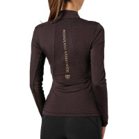 Base Layer Equestrian Stockholm Air Breeze Sunshirt femme Golden marron