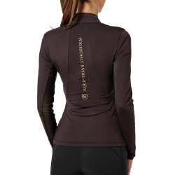 Base Layer Equestrian Stockholm Air Breeze Sunshirt femme Golden marron