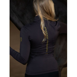 Base Layer Equestrian Stockholm Air Breeze Sunshirt femme Golden marron