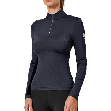 Base Layer Equestrian Stockholm Air Breeze Sunshirt femme Noir edition