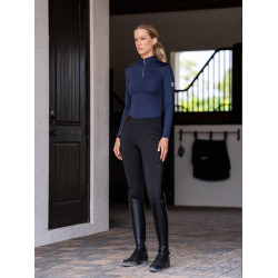 Base Layer Equestrian Stockholm Air Breeze Sunshirt femme Midnight blue Bleu marine