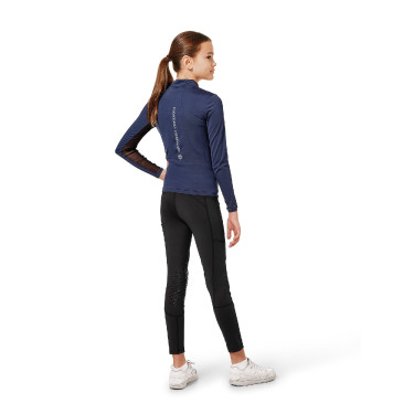 Base Layer Equestrian Stockholm Air Breeze Sunshirt Young Rider Midnight blue