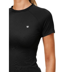 Base Layer Equestrian Stockholm Dynamic femme manches courtes Noir édition Base Layer Equestrian Stockholm Dynamic femme manches courtes Noir édition