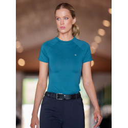 Base Layer Equestrian Stockholm Dynamic femme manches courtes Teal blue Bleu Base Layer Equestrian Stockholm Dynamic femme manches courtes Teal blue Bleu