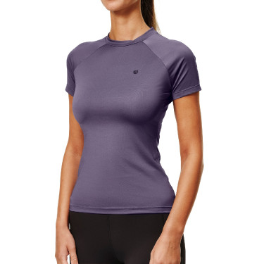 Base Layer Equestrian Stockholm Dynamic femme manches courtes Violet sombre Base Layer Equestrian Stockholm Dynamic femme manches courtes Violet sombre