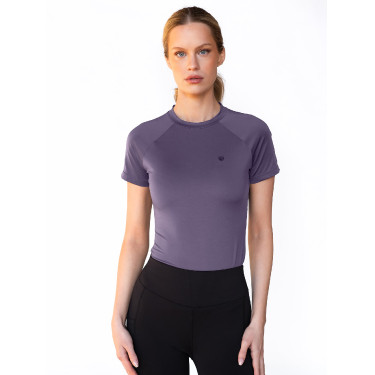 Base Layer Equestrian Stockholm Dynamic femme manches courtes Violet sombre Base Layer Equestrian Stockholm Dynamic femme manches courtes Violet sombre