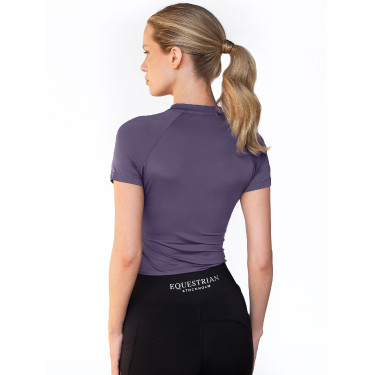Base Layer Equestrian Stockholm Dynamic femme manches courtes Violet sombre Base Layer Equestrian Stockholm Dynamic femme manches courtes Violet sombre