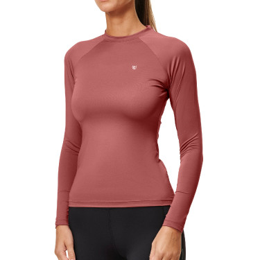 Base Layer Equestrian Stockholm Dynamic femme manches longues Rose amber