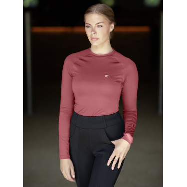 Base Layer Equestrian Stockholm Dynamic femme manches longues Rose amber