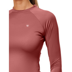Base Layer Equestrian Stockholm Dynamic femme manches longues Rose amber