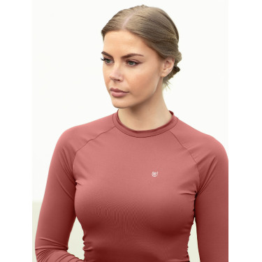 Base Layer Equestrian Stockholm Dynamic femme manches longues Rose amber