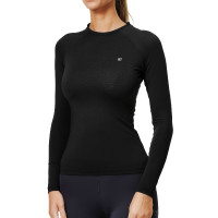 Base Layer Equestrian Stockholm Dynamic femme manches longues Noir