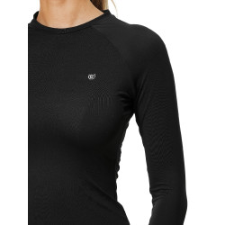 Base Layer Equestrian Stockholm Dynamic femme manches longues Noir