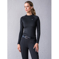 Base Layer Equestrian Stockholm Dynamic femme manches longues Noir