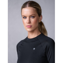 Base Layer Equestrian Stockholm Dynamic femme manches longues Noir