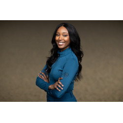 Base Layer Equestrian Stockholm Vision manches longues femme Prairie bleu