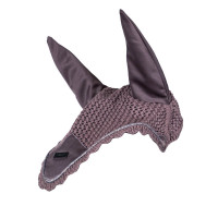 Bonnet anti-mouches Equestrian Stockholm Tout noir scintillant