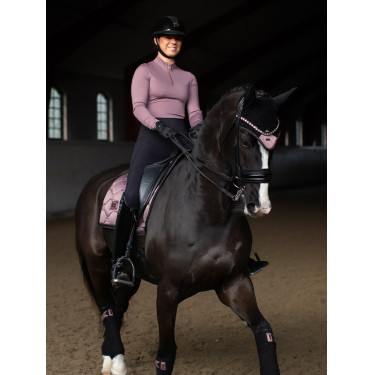 Bonnet anti-mouches Equestrian Stockholm Anémone Violet Bonnet anti-mouches Equestrian Stockholm Anémone Violet