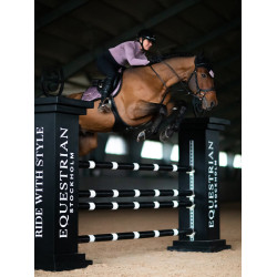 Bonnet anti-mouches Equestrian Stockholm Anémone Violet Bonnet anti-mouches Equestrian Stockholm Anémone Violet