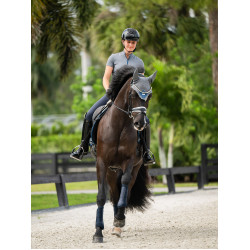 Bonnet anti-mouches Equestrian Stockholm Bleu métallisé Bonnet anti-mouches Equestrian Stockholm Bleu métallisé