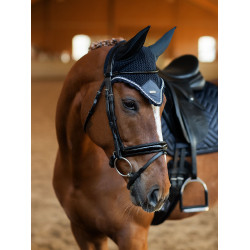 Bonnet anti-mouches Equestrian Stockholm Midnight blue Bleu marine
