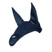Bonnet anti-mouches Equestrian Stockholm Tout noir scintillant