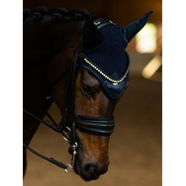 Bonnet anti-mouches Equestrian Stockholm Marine modern tech Bleu marine