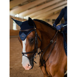 Bonnet anti-mouches Equestrian Stockholm Marine modern tech Bleu marine