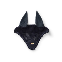 Bonnet anti-mouches Equestrian Stockholm Plaine marine or Bleu marine