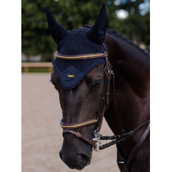 Bonnet anti-mouches Equestrian Stockholm Plaine marine or Bleu marine Bonnet anti-mouches Equestrian Stockholm Plaine marine or Bleu marine