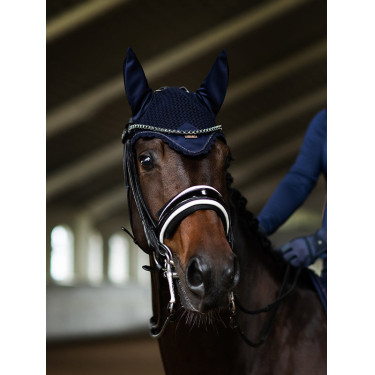 Bonnet anti-mouches Equestrian Stockholm modern Lagoon blush Bleu Bonnet anti-mouches Equestrian Stockholm modern Lagoon blush Bleu