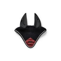 Bonnet anti-mouches Equestrian Stockholm modern Noir