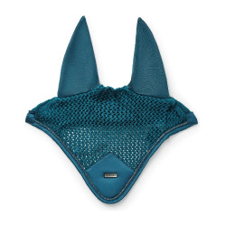Bonnet anti-mouches Equestrian Stockholm modern Teal blue Bleu
