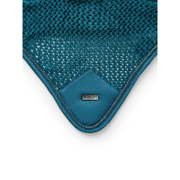 Bonnet anti-mouches Equestrian Stockholm modern Teal blue Bleu