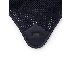 Bonnet anti-mouches Equestrian Stockholm Performance anti-bruit Marine sportif Bleu marine