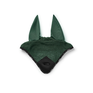 Bonnet anti-mouches Equestrian Stockholm Performance Vert sycomore