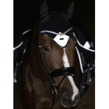 Bonnet anti-mouches Reflective Equestrian Stockholm lumineux Noir lumineux Bonnet anti-mouches Reflective Equestrian Stockholm lumineux Noir lumineux