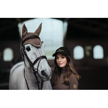 Casquette Equestrian Stockholm Noir doré Casquette Equestrian Stockholm Noir doré