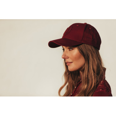 Casquette Equestrian Stockholm Bordeaux