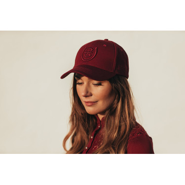Casquette Equestrian Stockholm Bordeaux