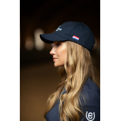 Casquette Equestrian Stockholm Marine netherlands Blanc