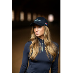 Casquette Equestrian Stockholm Marine netherlands Blanc