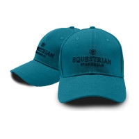 Casquette Equestrian Stockholm Teal blue Bleu