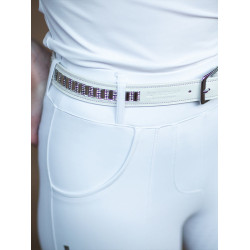 Ceinture Equestrian Stockholm Blanc perfection