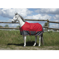 Couverture Equi-Theme Tyrex 1200 D 50g Marine / bordeaux