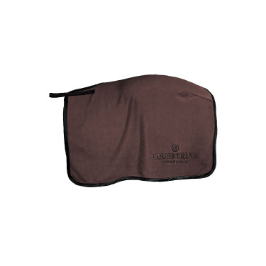 Couvre-reins carré Equestrian Stockholm polaire Modern mocha