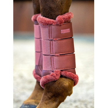 Guêtres de dressage Equestrian Stockholm Rose amber