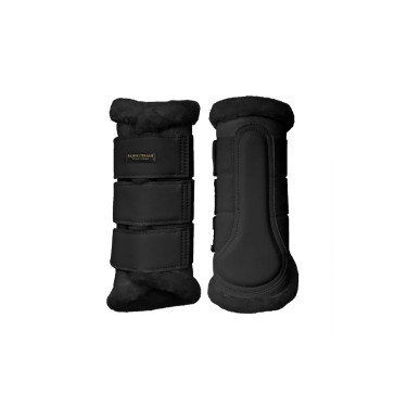 Guêtres de dressage Equestrian Stockholm Noir doré