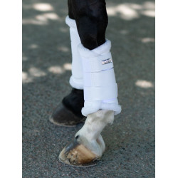 Guêtres de dressage Equestrian Stockholm Blanc argenté