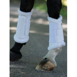 Guêtres de dressage Equestrian Stockholm Blanc argenté